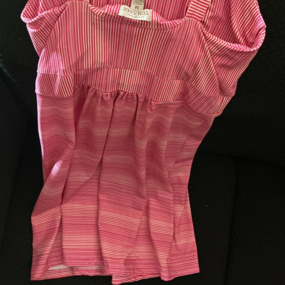 J. Crew Pink Striped Mini Dress